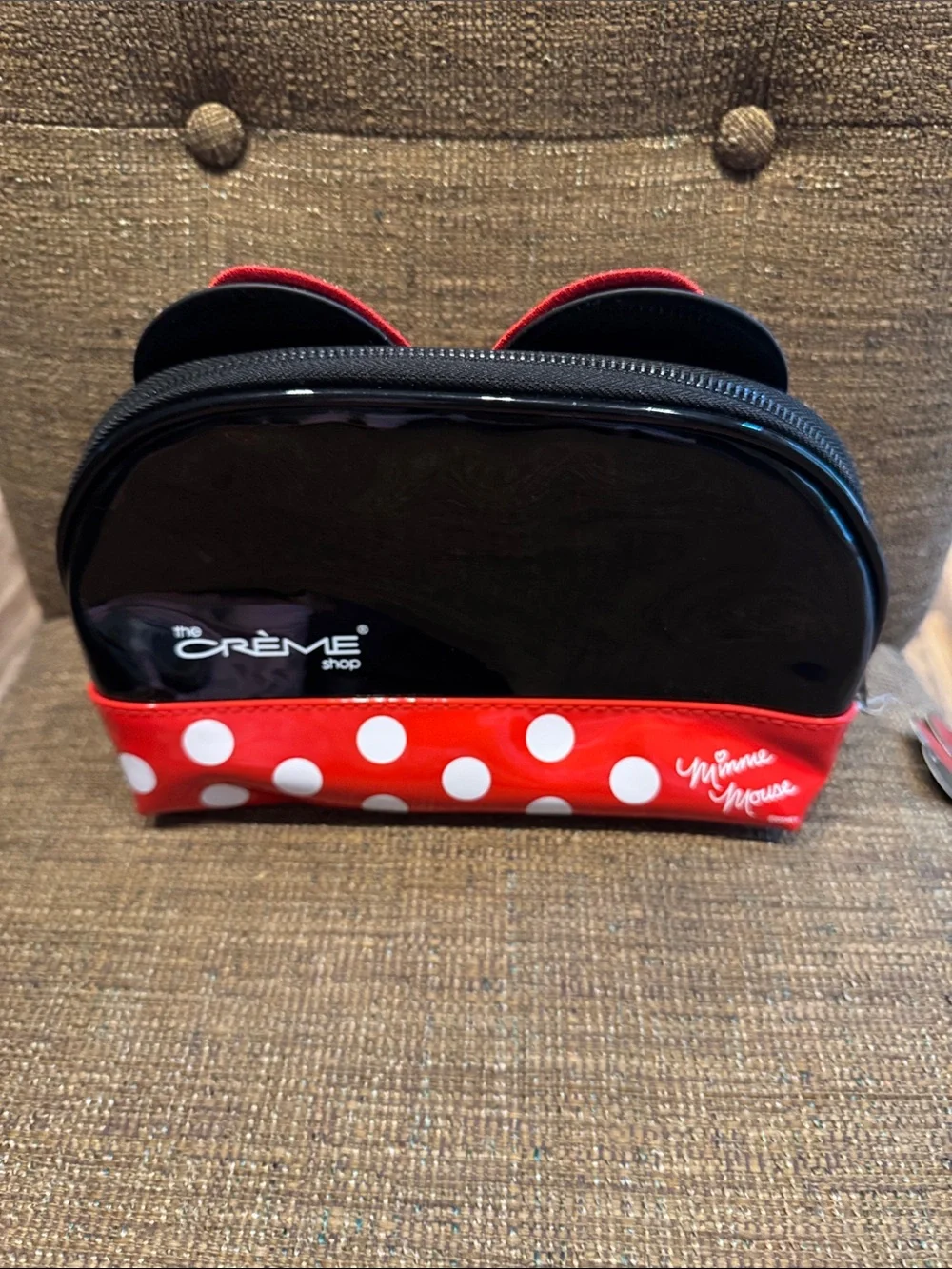 Disney Minnie Mouse x the crème shop makeup cosmetic bag NWT